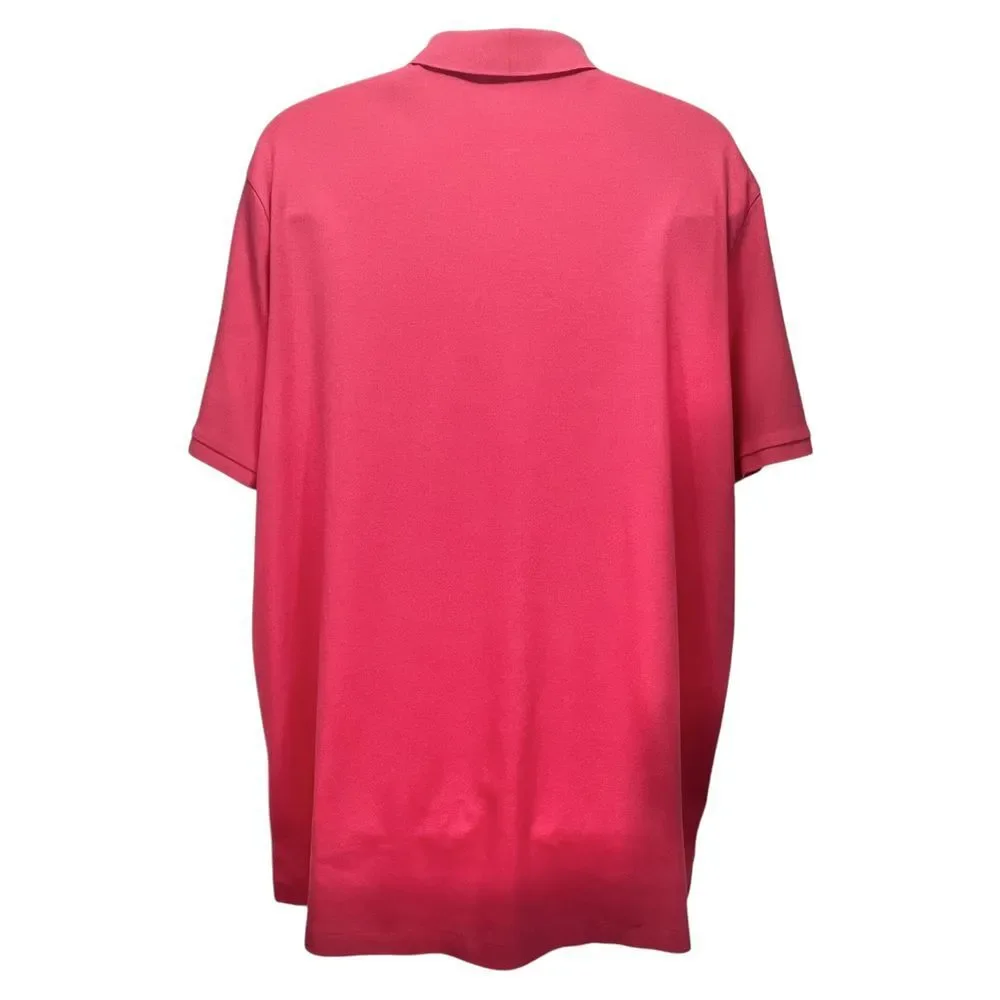 Polo Ralph Lauren Men’s XXL Classic Fit Polo Shirt Pink Cotton Short Sleeve Logo